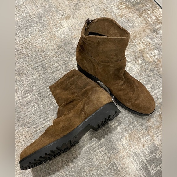 Kentia Brown Suede Boots Women’s EU Size 39 or US 8.5 Made in Italy RARE - Picture 6 of 8